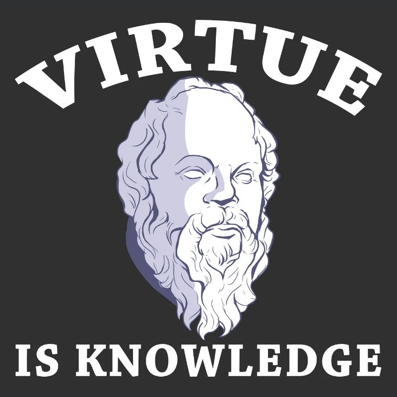 Virtue Is Knowledge Socrates Philosopher Bust