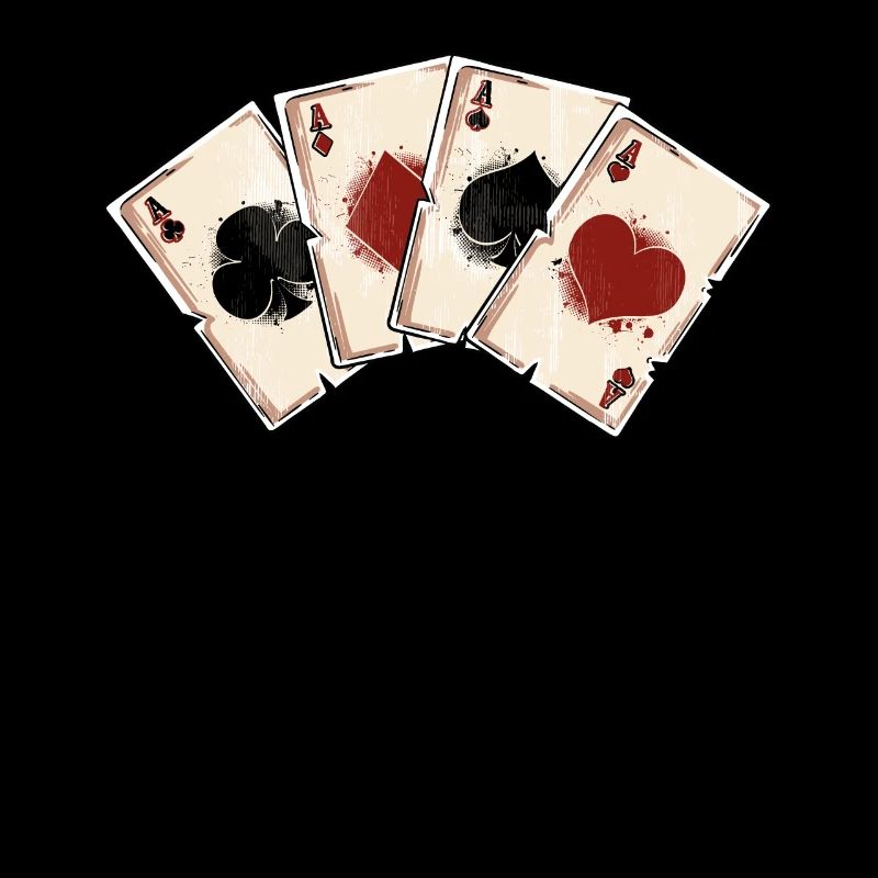 Cadeau de jeu de poker Dice 4 aces