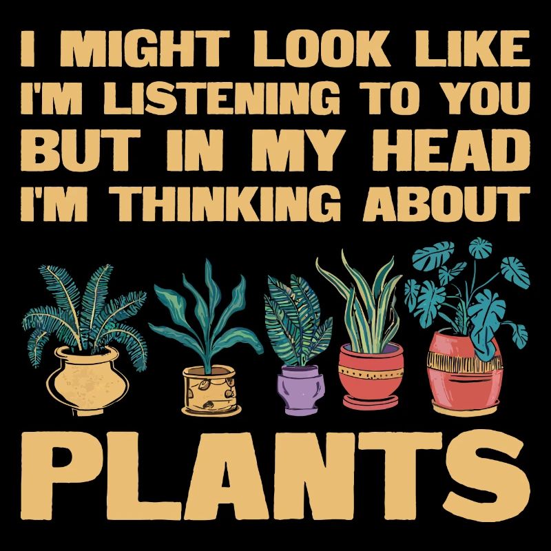 Dans mes pensées avec mes plantes