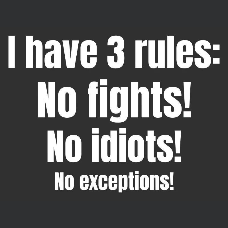 Türsteher oder Security hat seine drei Regeln.