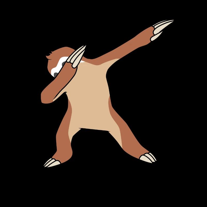 Faultier Dabbing