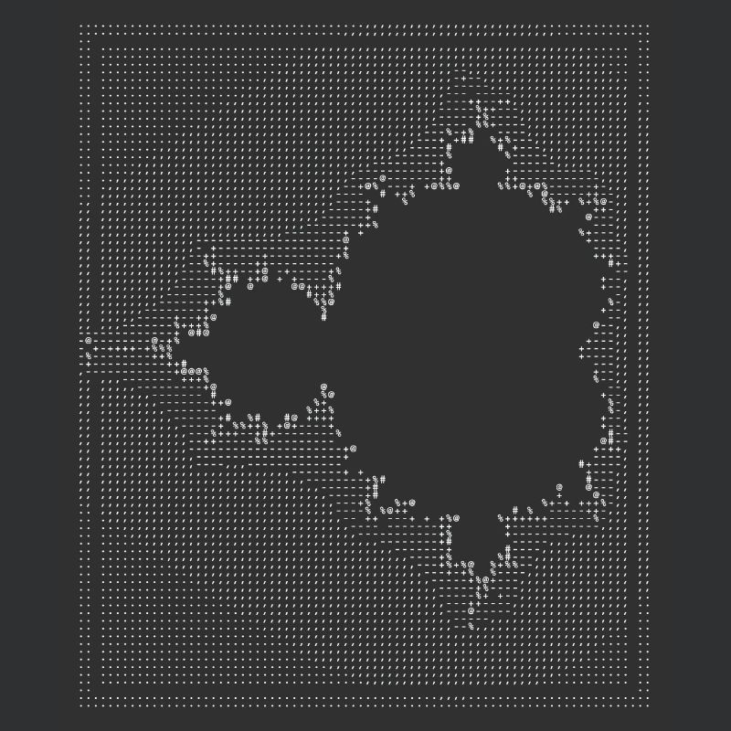 nerd mandelbrot ascii pomme mâle code programer