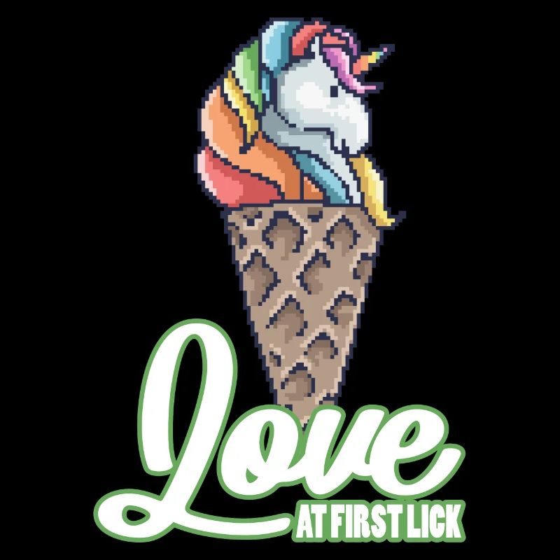 Love At First Lick Unicorn Cone Gift Idea