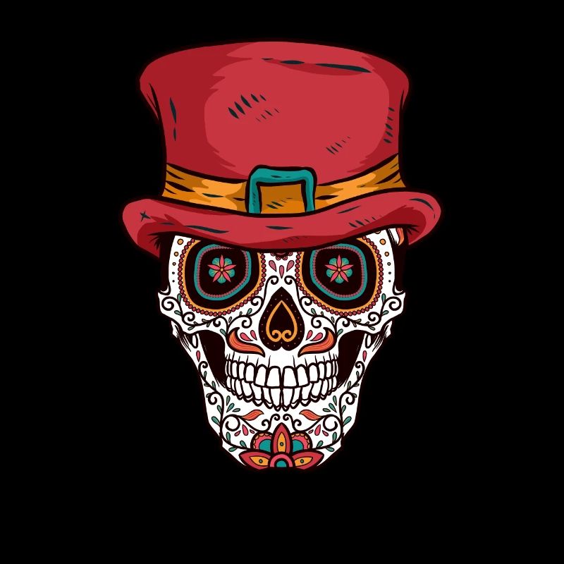 Sugar Skull Hat
