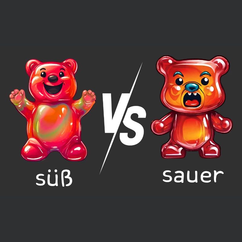 Süßes oder Saueres Gummibären