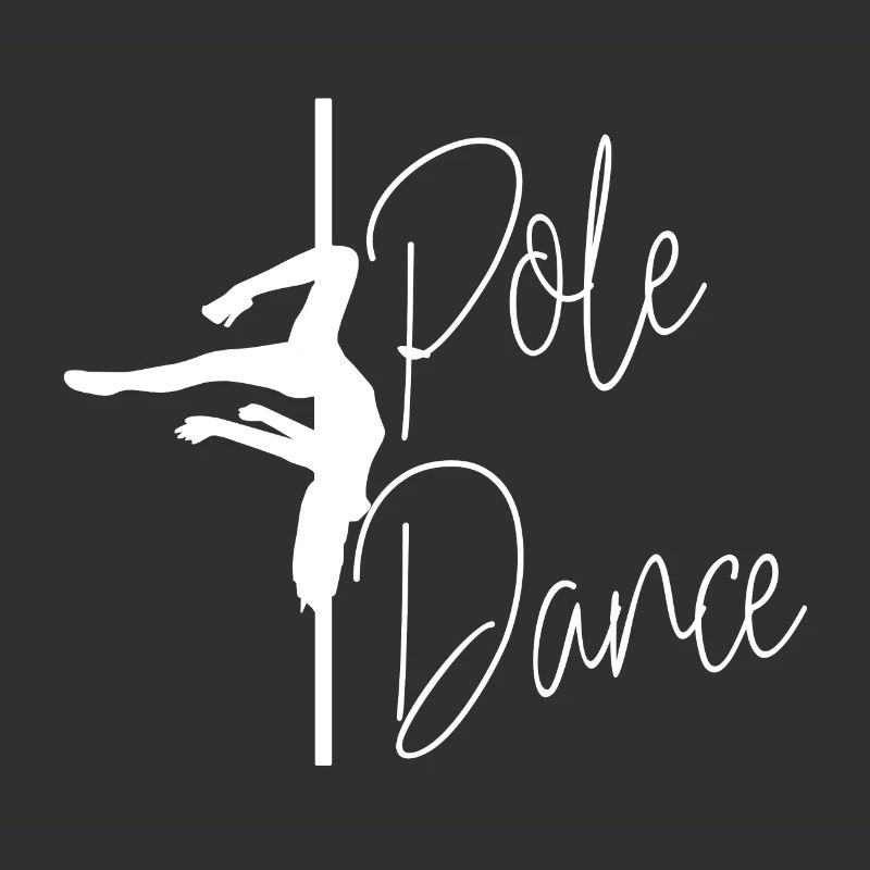 Pole dance dancer on the pole