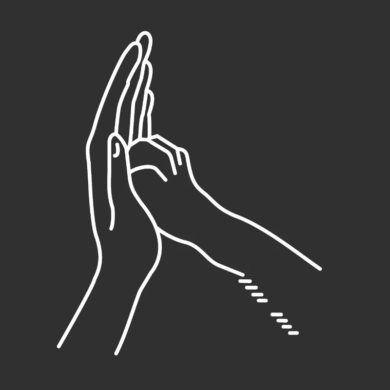 High Five avec chat / chien.