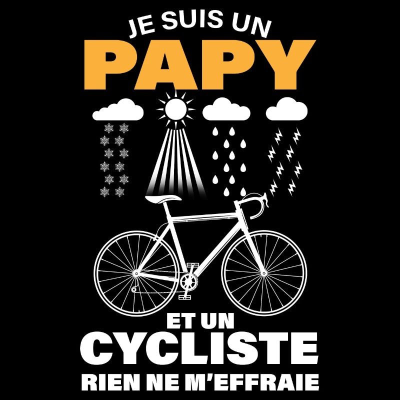 Papy Aime Son Vélo Citation HUmour