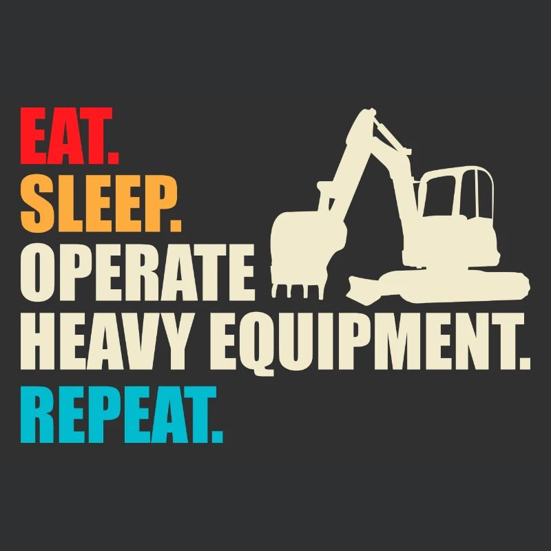 Construction machinery operator Excavator driver Excavator driver Construction workers