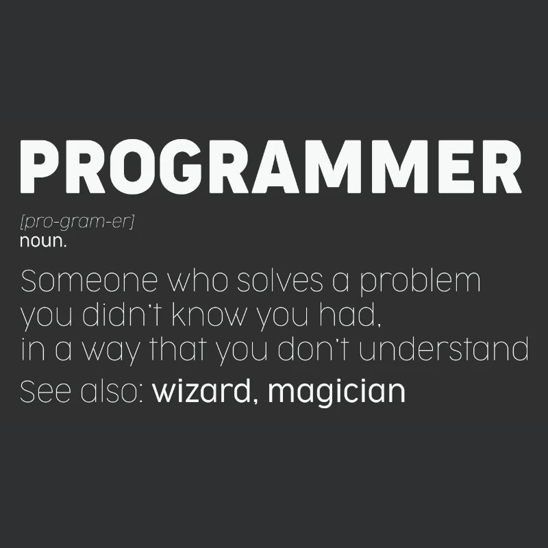 Programmer Noun Funny Coder Humor Nerd