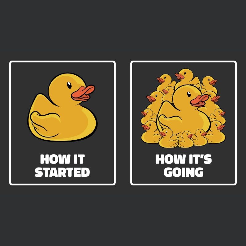 Funny How It Started How It's Going Rubber Duck You