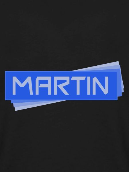 Namensschild Martin