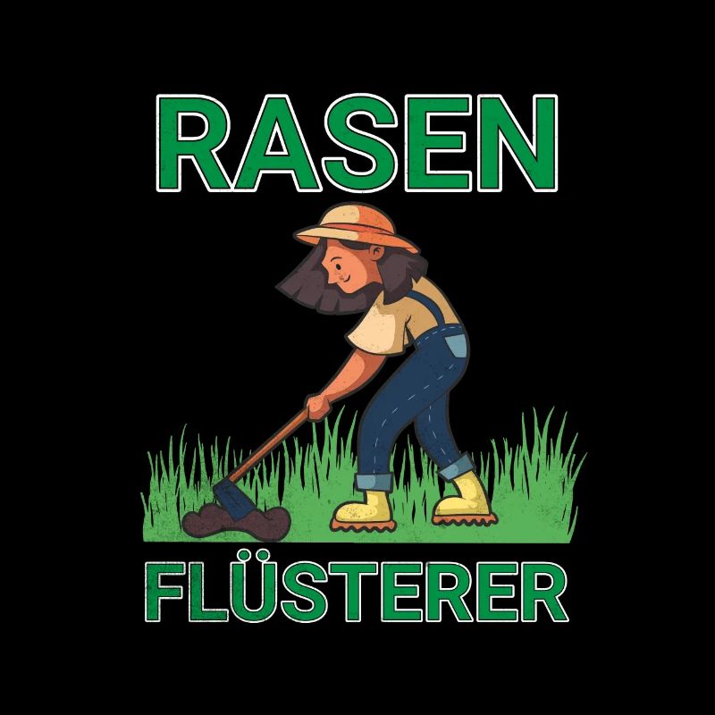 Der Rasen Flüsterer Gartenarbeit Gärtner