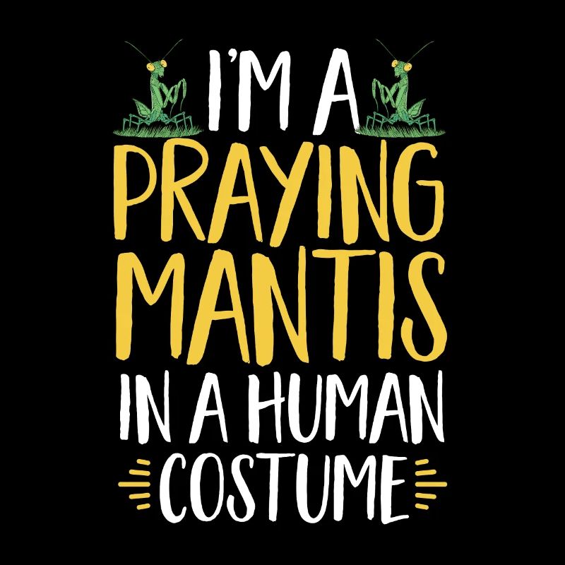 Praying mantis, insect collector, entomologist