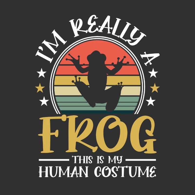 Retro Toad Vintage Im Really A Frog This Is My Hum