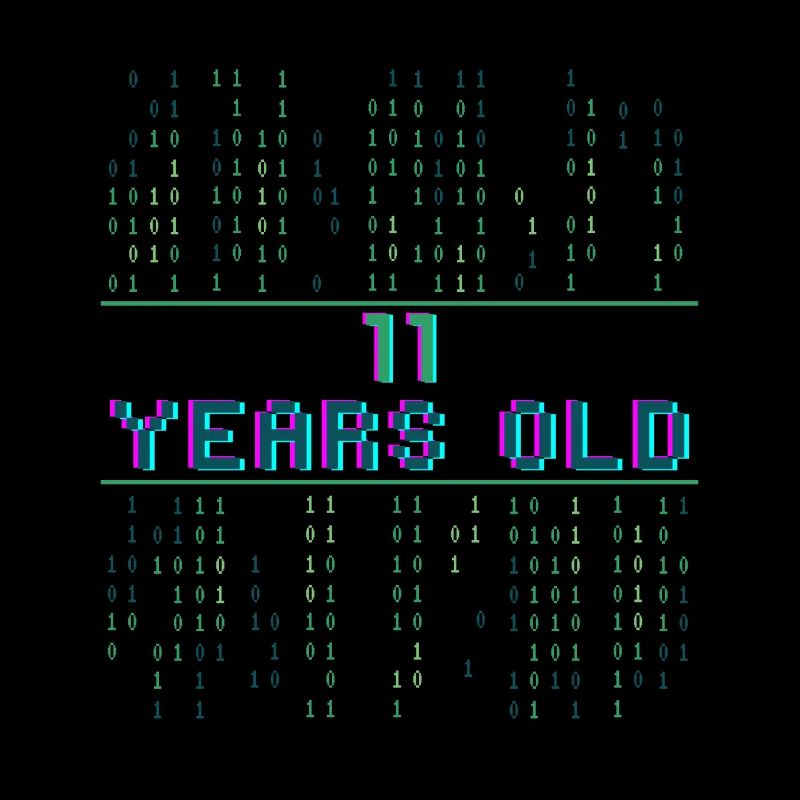 3. Geburtstag 3 Jahre alt Binärcode Coder