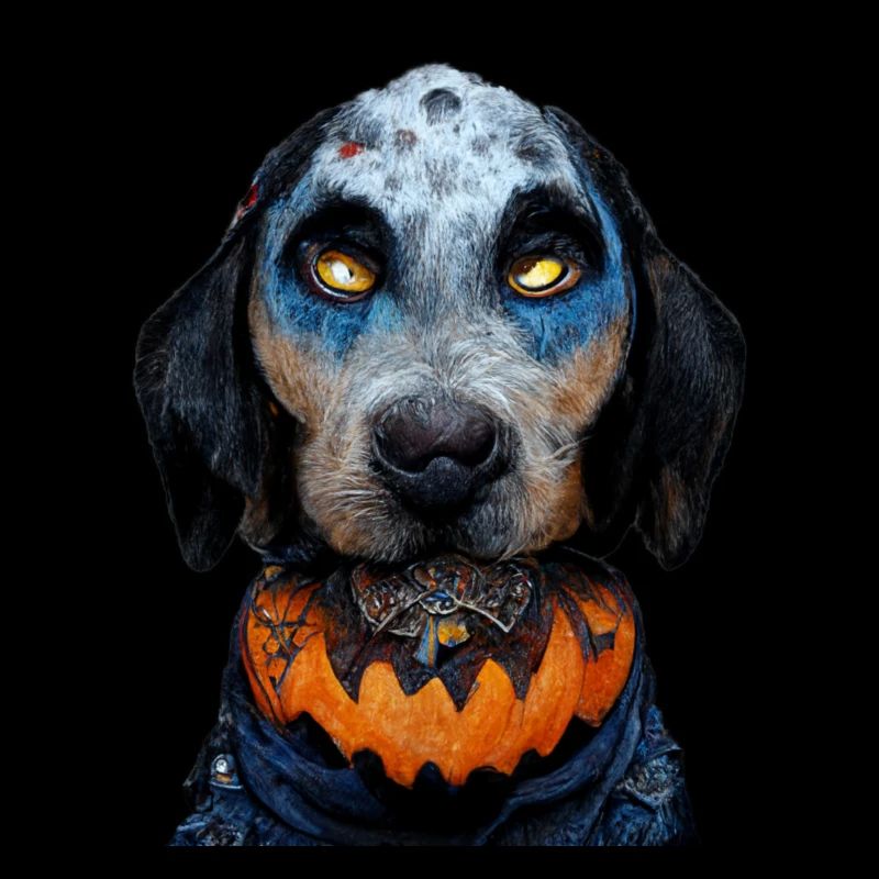 Halloween Bluetick Coonhound
