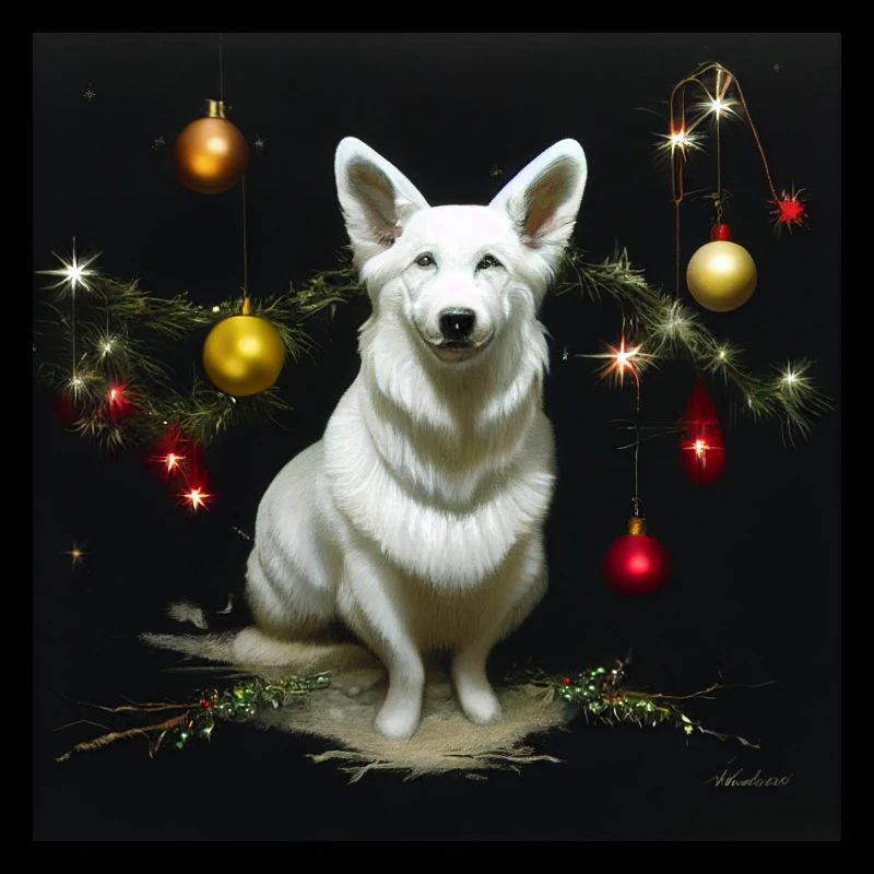 White Shepherd Christmas