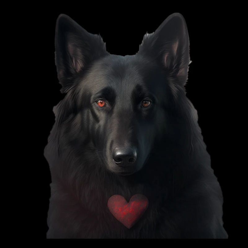 Black Shepherd Valentine's Day