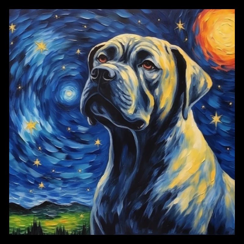 Cane Corso Sternennacht