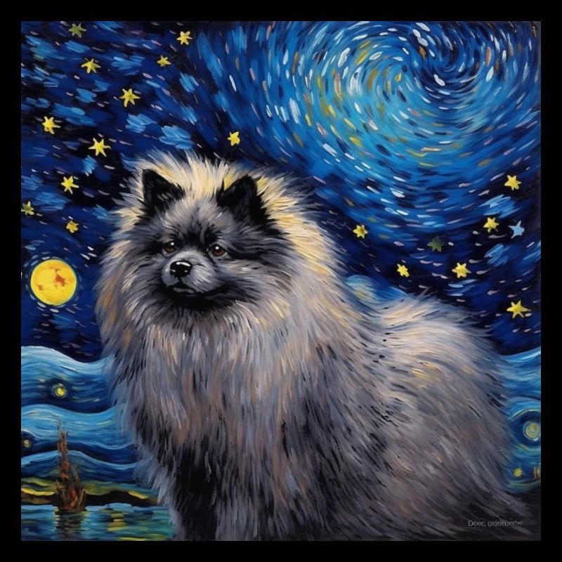 Wolfsspitz Nuit étoilée
