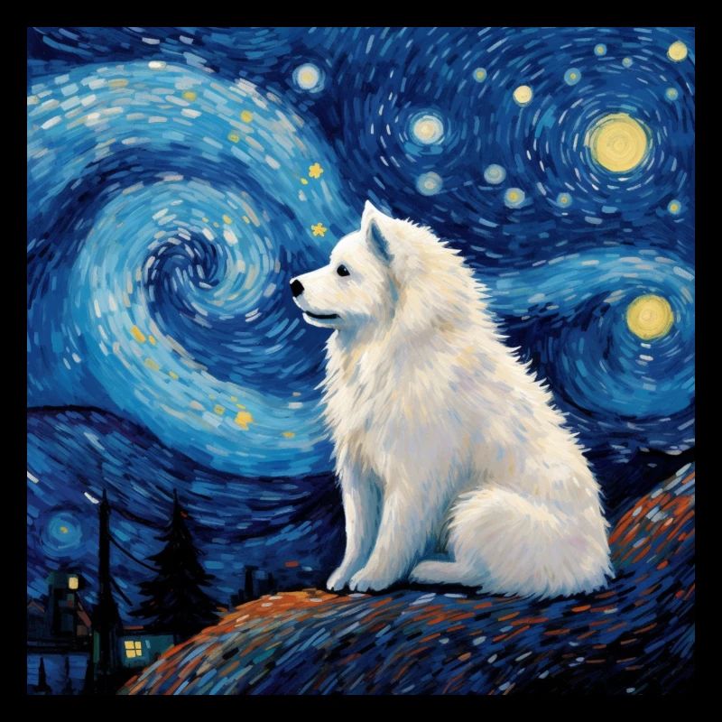 Samoyède Nuit étoilée