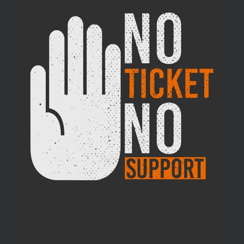 No Ticket No Support Veranstaltung Ereignis Helfen