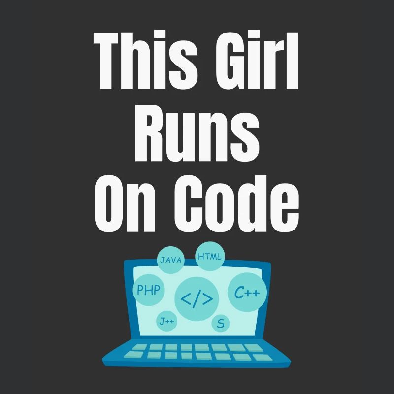 Dieses Mädchen Läuft Auf Codes Programmierer