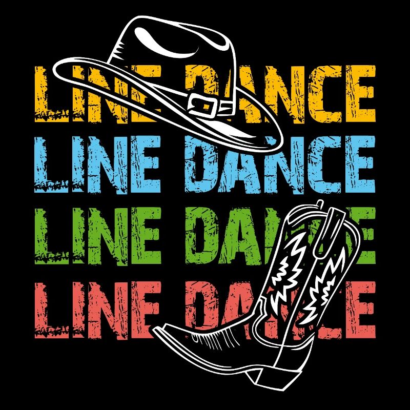 Line Dance Zeit Line Dancing Tanzen