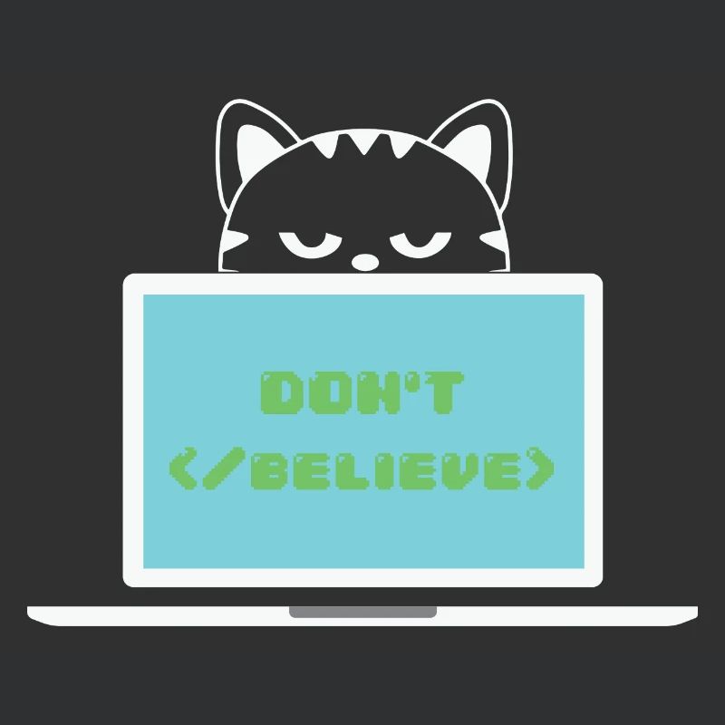 Ne croyez pas le chat programmeur