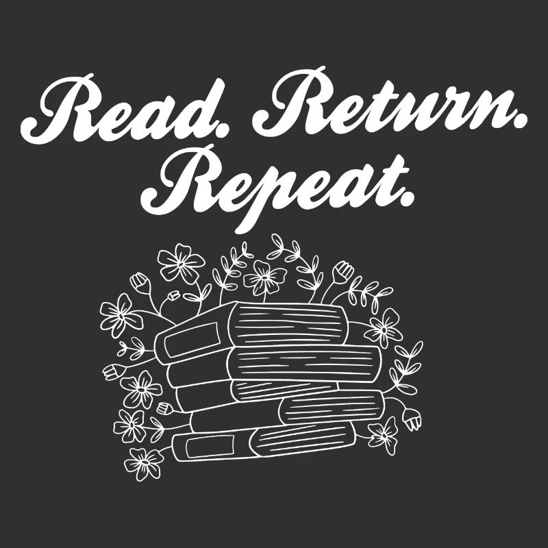 Read Return Repeat Library Worker Librarian Book