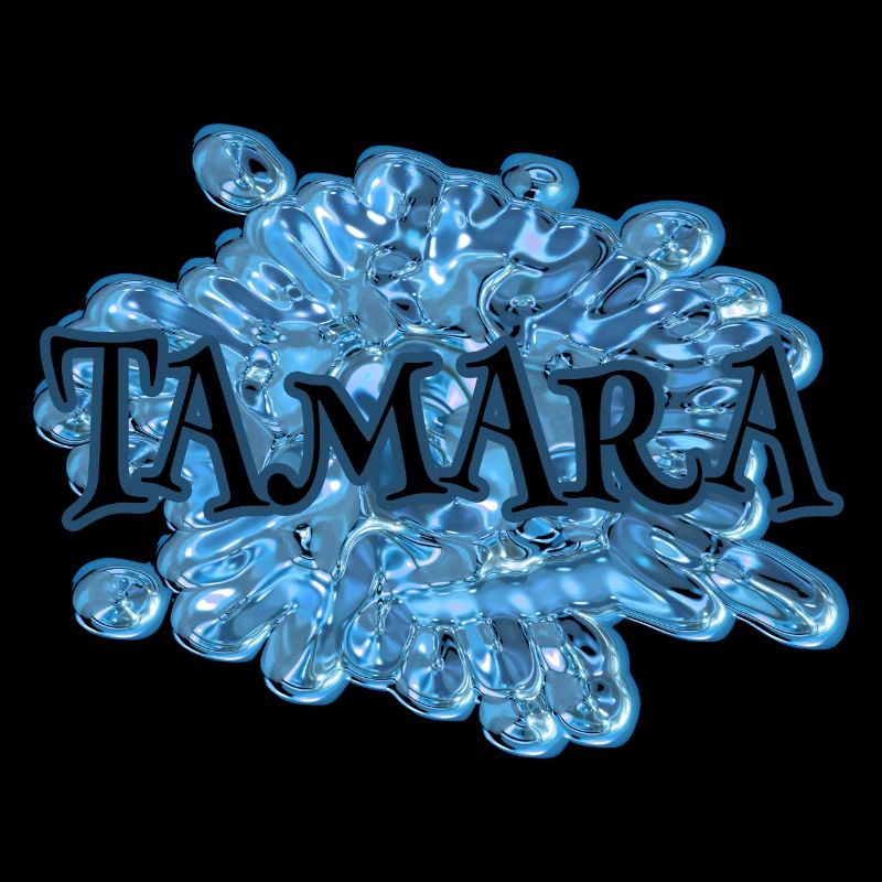 Water drops for Tamara Tamara Name