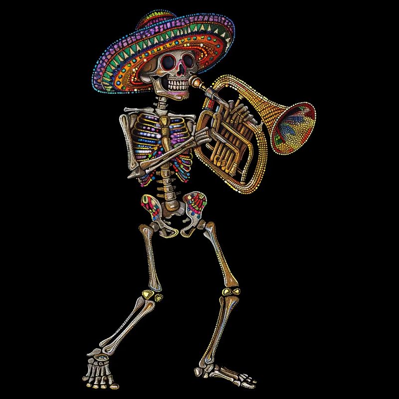 Tuba Mexican Skeleton