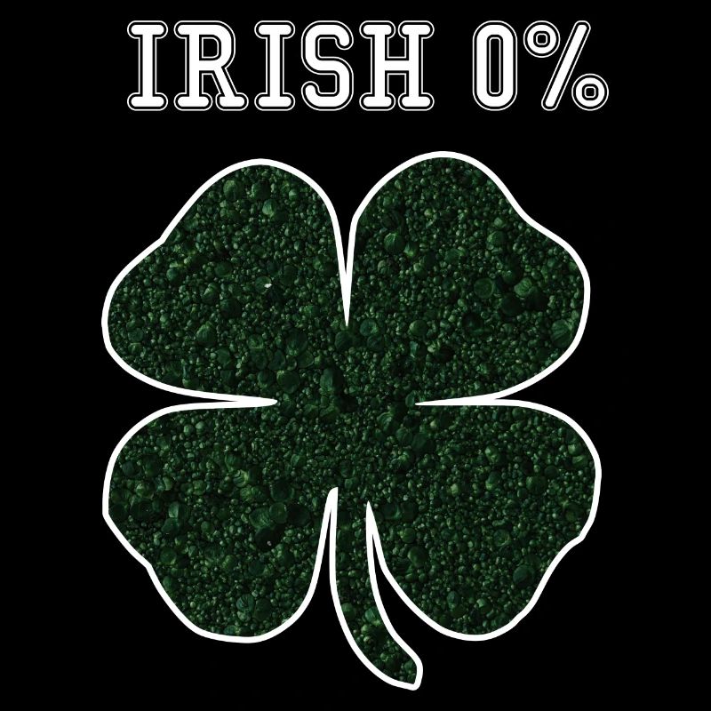 Graphique zéro % de la Saint-Patrick irlandaise T-