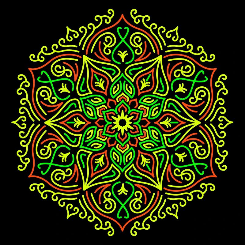 Feu Lotus Mandala