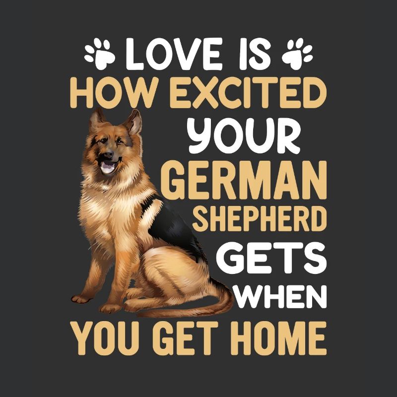 DEUTSCHER SCHÄFERHUND LIEBE