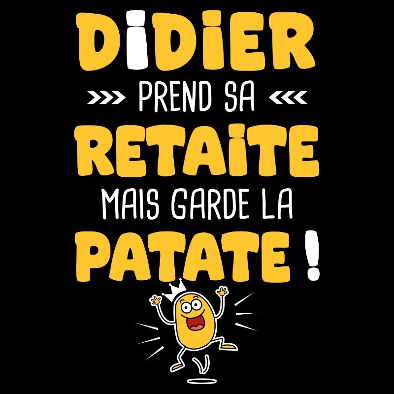 Didier prend sa Retraite cadeau retraite retraité