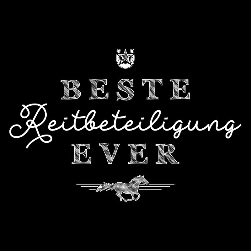 Beste Reitbeteiligung ever Reitershirt Pferdeshirt
