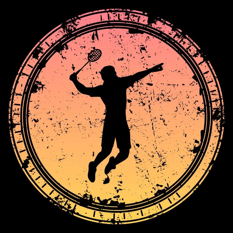 Badminton Player Badminton Player Retro Badminton Player