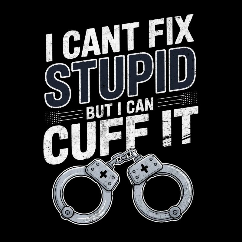 I cant fix stupid but i can cuff it