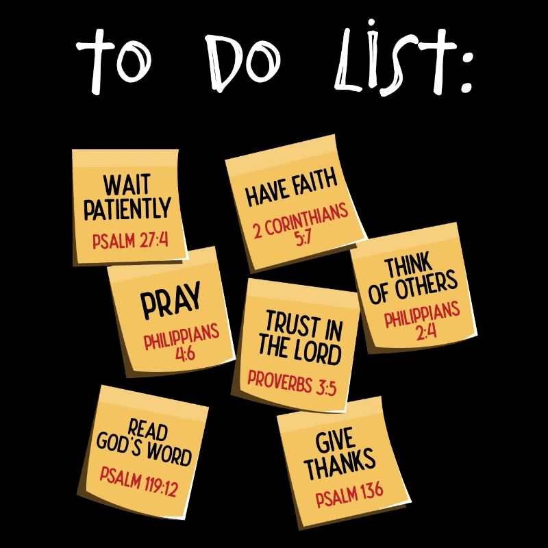 Christliche To Do Liste