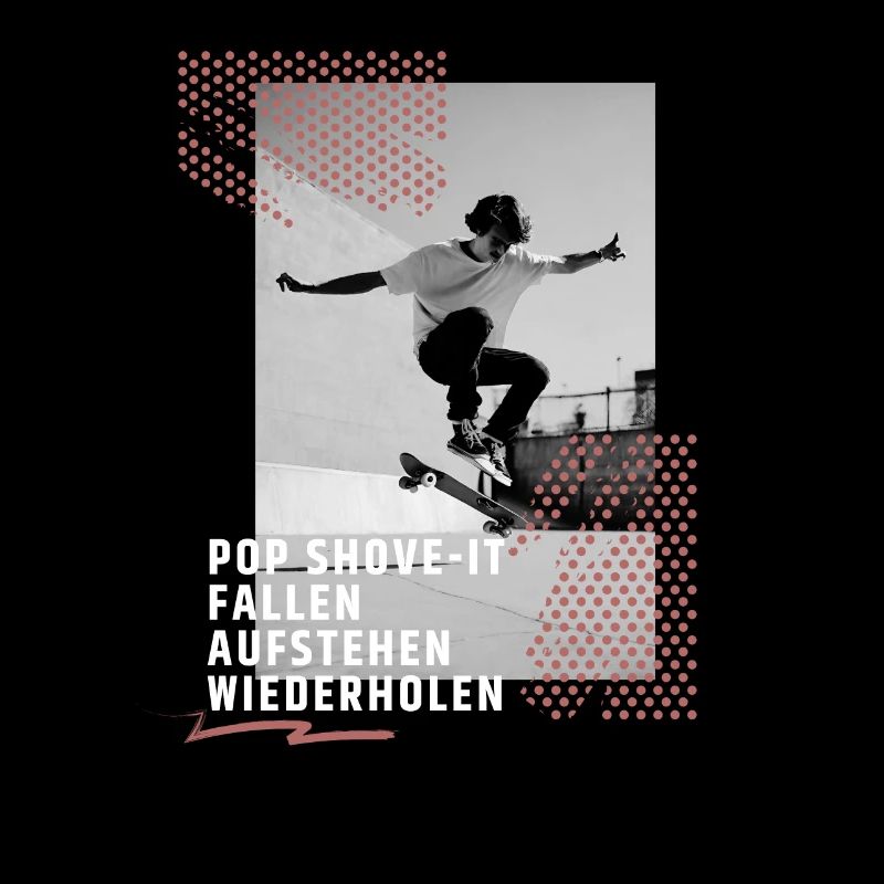 Skateboard Ollie Jungen Geschenkidee