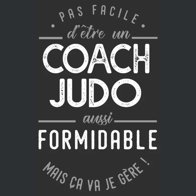 coach Judo formidable cadeau judoka