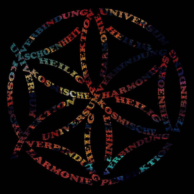 Blumen des Lebens, Heilige Geometrie Geschenk Idee