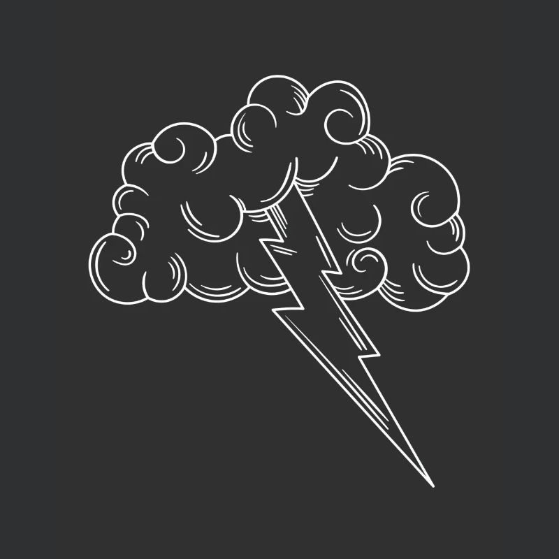 Blitz Donner Gewitter Strom Energie Geschenkidee