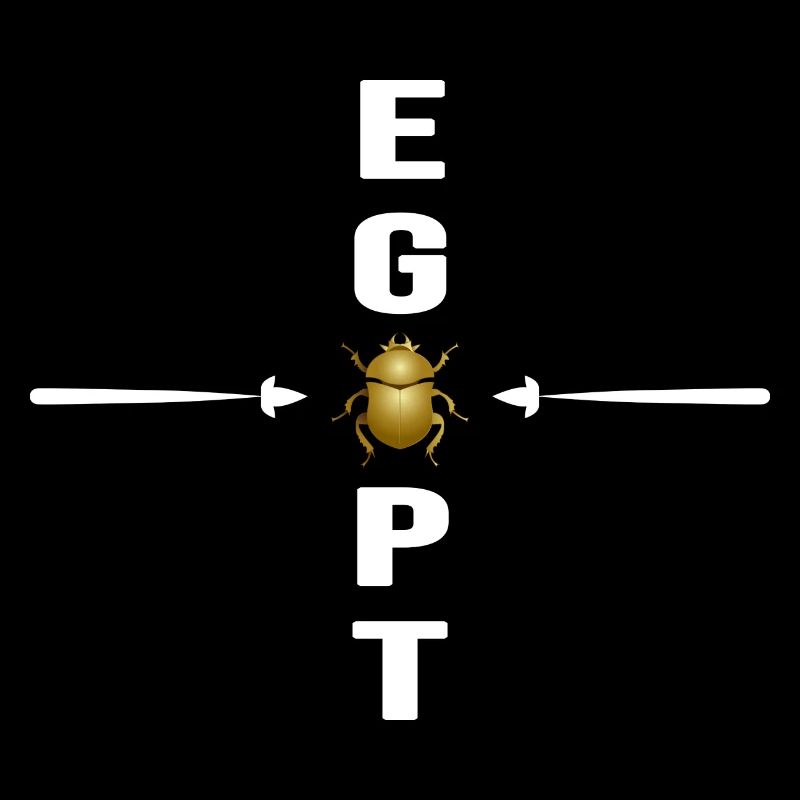 Carabée d’Égypte Hyroglyphes Pyramide du Nil Égyptiens