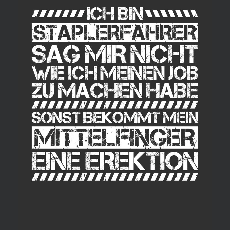 Staplerfahrer Gabelstaplerfahrer Forklift Operator