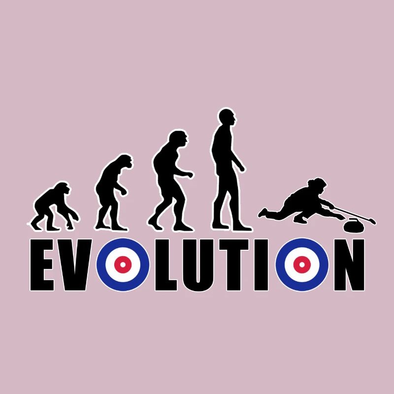 EVOLUTION CURLING Eisstockschießen Geschenk Winter