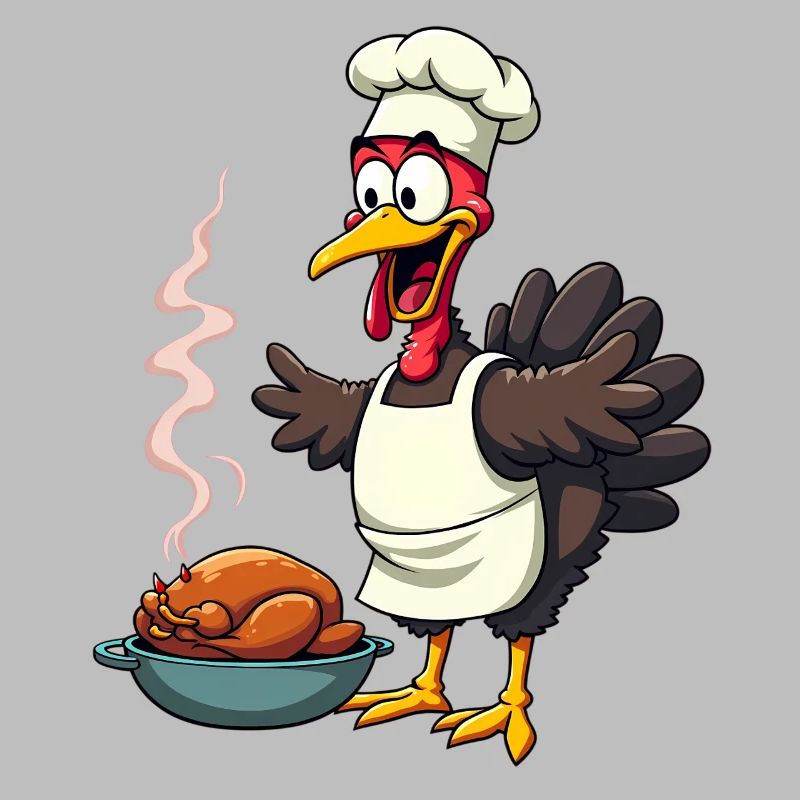Cuisinier de dinde de Thanksgiving