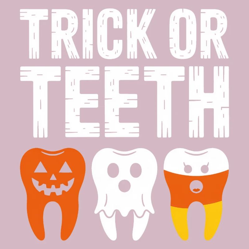 Trick oder Teeth Halloween-T-Shirt
